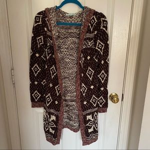 ✨Donating soon✨ Maurice’s long length hooded cardigan
